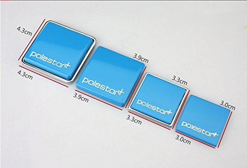 Polestar S60 Xc60 V60 Modified Car Decal North Star Blue Badge Sticker for 2968134