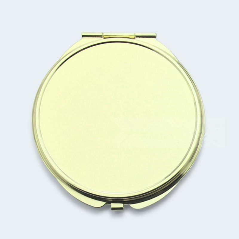 Round Gold/Rose gold Compact Makeup Mirror Pretty Compact Mirror Pretty Ladies Handbag Mirrors fast shipping F1280