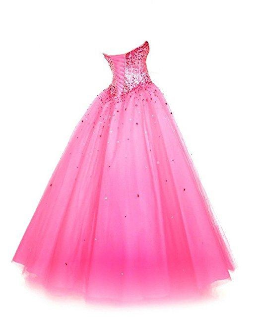 2020 High Quality Ball Gown Sparking Crystal Quinceanera Dresses Beaded Formal Party Gown Vestidos De 15 Anos QC1267
