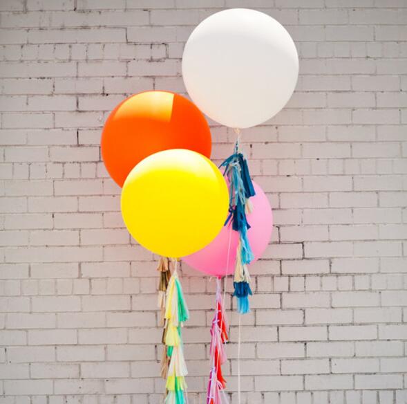 36 Inch Huge Latex Balloons Colorful Inflable Blow Up Giant Balloon Wedding Birthday Party Large Balloon Decoration