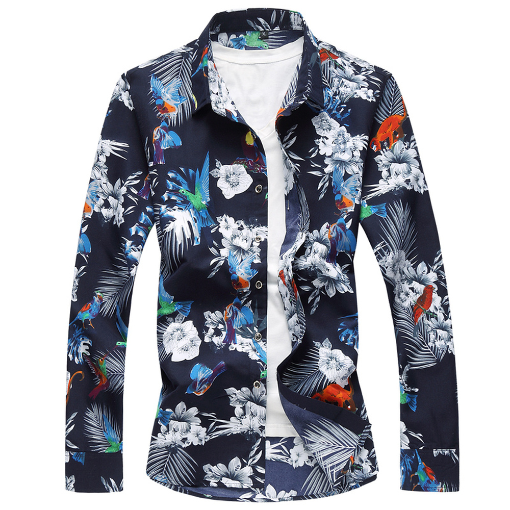 M-7XL Nice Spring Autumn Men Shirts Fashion Plus Size Flower Print Floral Printing Male long-sleeved Slim Hawaiian Shirt, Tu se
M-7XL Nice Spring Autumn Men Shirts Fashion Plus Size Flower Print Floral Printing Male long-sleeved Slim Hawaiian Shirt, Tu se