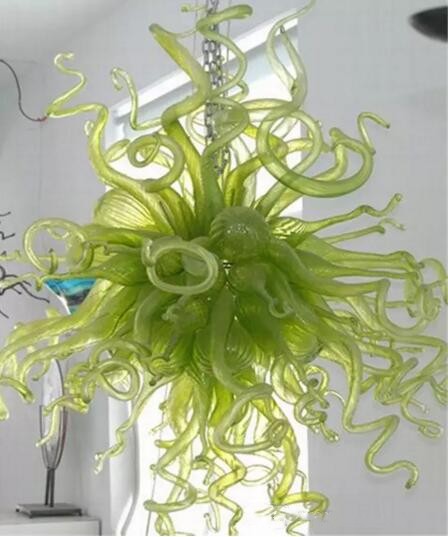 100% Hand Blown Glass Shade Green Chandelier Style Modern Home Decorative Art Pendant Lighting Fixture Crystal Lamp in Dubai
100% Hand Blown Glass Shade Green Chandelier Style Modern Home Decorative Art Pendant Lighting Fixture Crystal Lamp in Dubai
