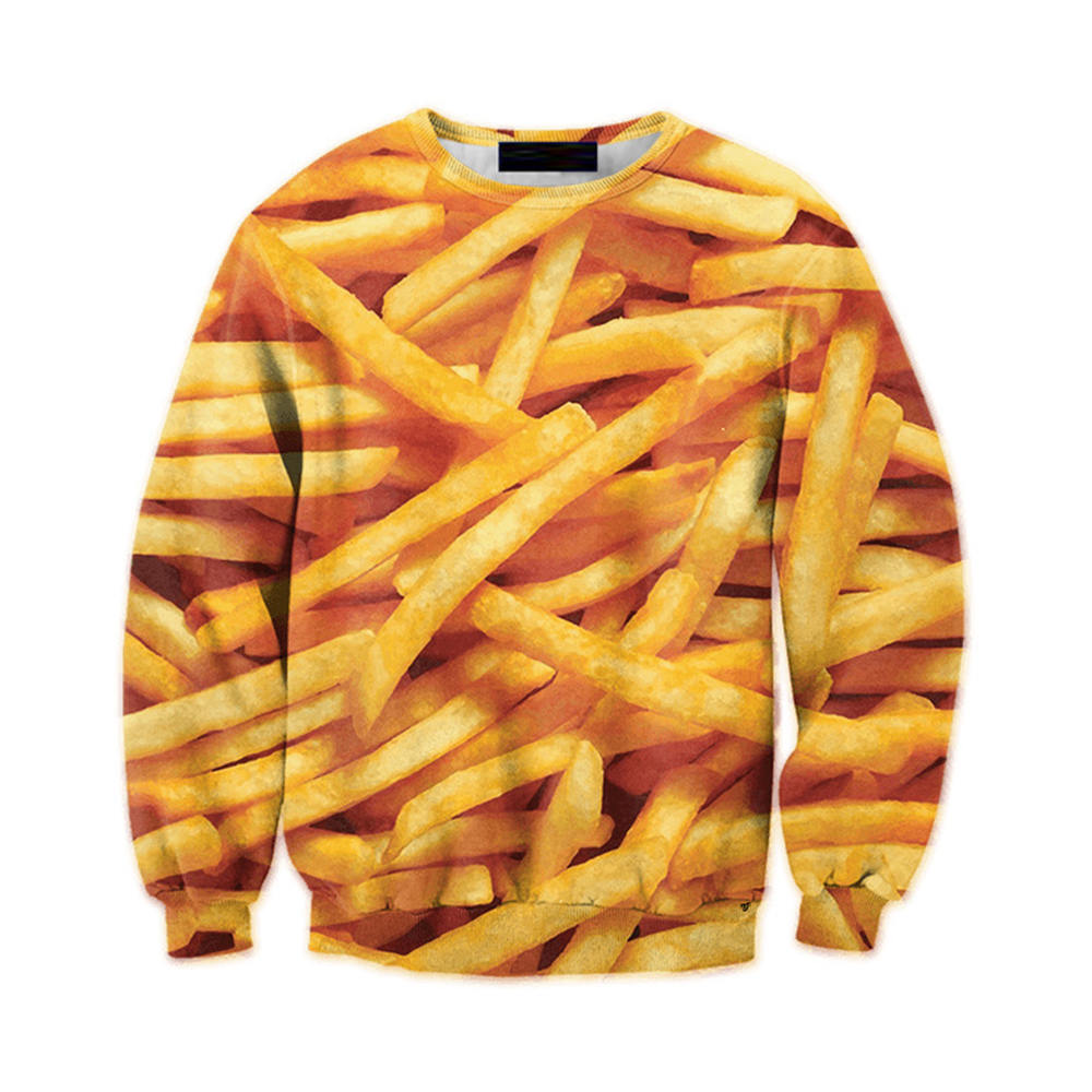 French Fries 3D Pullover Tracksuit Casual Men Funny Print Hoodie Sweatshirt Plus Size 6XL Mens Streetwear Fitness Harajuku Tops, As shown
French Fries 3D Pullover Tracksuit Casual Men Funny Print Hoodie Sweatshirt Plus Size 6XL Mens Streetwear Fitness Harajuku Tops, As shown
