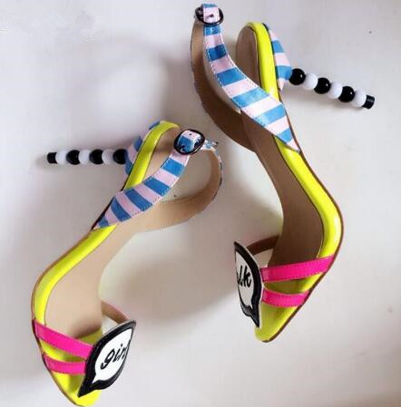 Sweet High Heel Designer Shoes Women Luxury 2018 Fashion Mixed Color Ladies Sandals Gladiator Sandals Women Party Shoes, Black
Sweet High Heel Designer Shoes Women Luxury 2018 Fashion Mixed Color Ladies Sandals Gladiator Sandals Women Party Shoes, Black