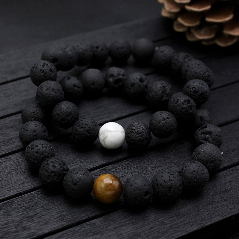 10mm Lava Stone Bracelets Energy Chakra Healing Balance Black Beads Bracelet For Men Women Prayer Stretch Tiger Eye Stone Yoga Jewelry
10mm Lava Stone Bracelets Energy Chakra Healing Balance Black Beads Bracelet For Men Women Prayer Stretch Tiger Eye Stone Yoga Jewelry