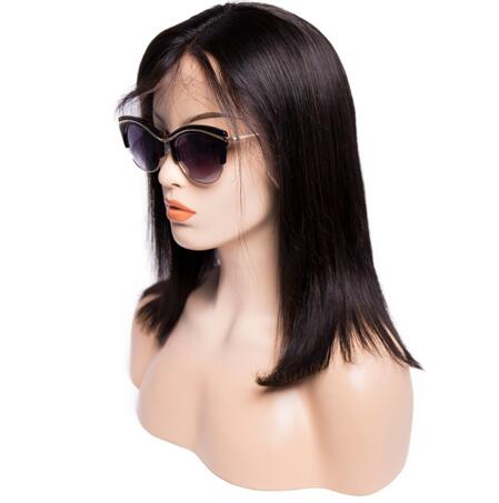 Full Lace Wig Bob Human Hair Wigs For Black Women Human Hair Lace Front Wigs Natural Black 1B #2 #4 Brown Bleached Knots