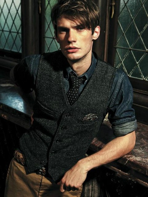 2019 Wedding Groom Vests Oliver Green Wool Single breasted Herringbone Tweed Vests Groomsmen Vest Mens Suit Vest Prom Waistcoat Custom Made