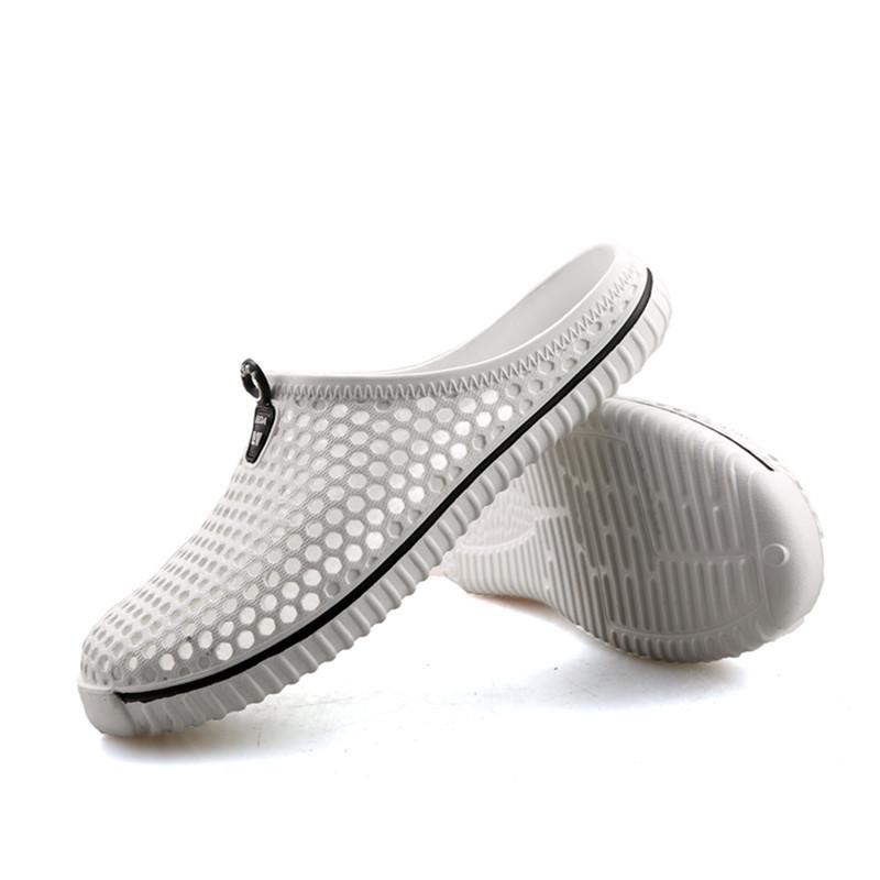 SAGUARO Summer Slippers Men New Hollow Out Breathable Beach Sandals Shoes Unisex Casual Slipon Flats Flip Flops zapatos