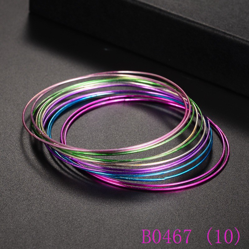 3pcs Rainbow Color Bangle Set for Women Girls very beautiful Colorful Bracelets & Bangles Steampunk Jewelry B0467
3pcs Rainbow Color Bangle Set for Women Girls very beautiful Colorful Bracelets & Bangles Steampunk Jewelry B0467