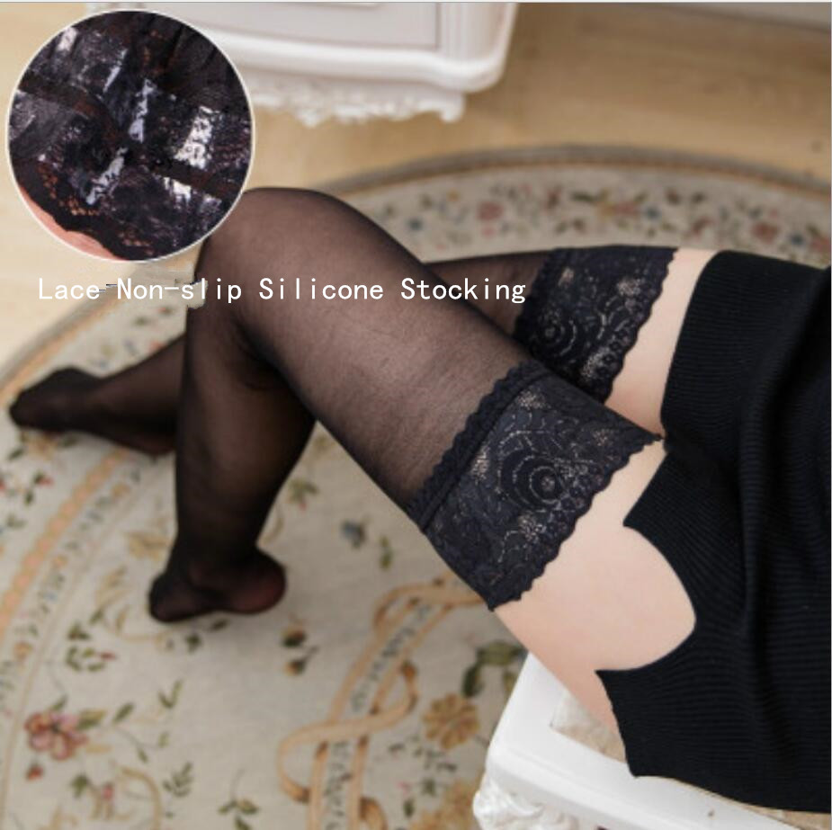 White Sexy Women Sheer Lace Top Silicone Non-slip Silicone Stocking Band Stay Up Thigh High Stockings Pantyhose lingerie Free Shipping, Black;white
White Sexy Women Sheer Lace Top Silicone Non-slip Silicone Stocking Band Stay Up Thigh High Stockings Pantyhose lingerie Free Shipping, Black;white