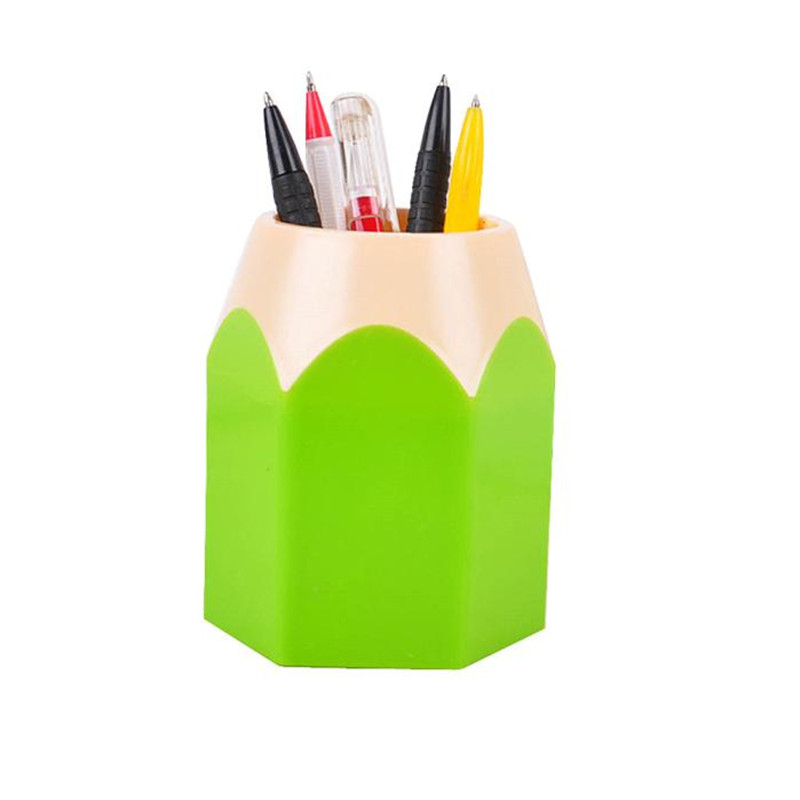 Makeup Brush Holder Desk Stationery Container Modern Creative Pen Vase Pencil Pot Desktop Pen Holder Desk Tidy Containe Box K4