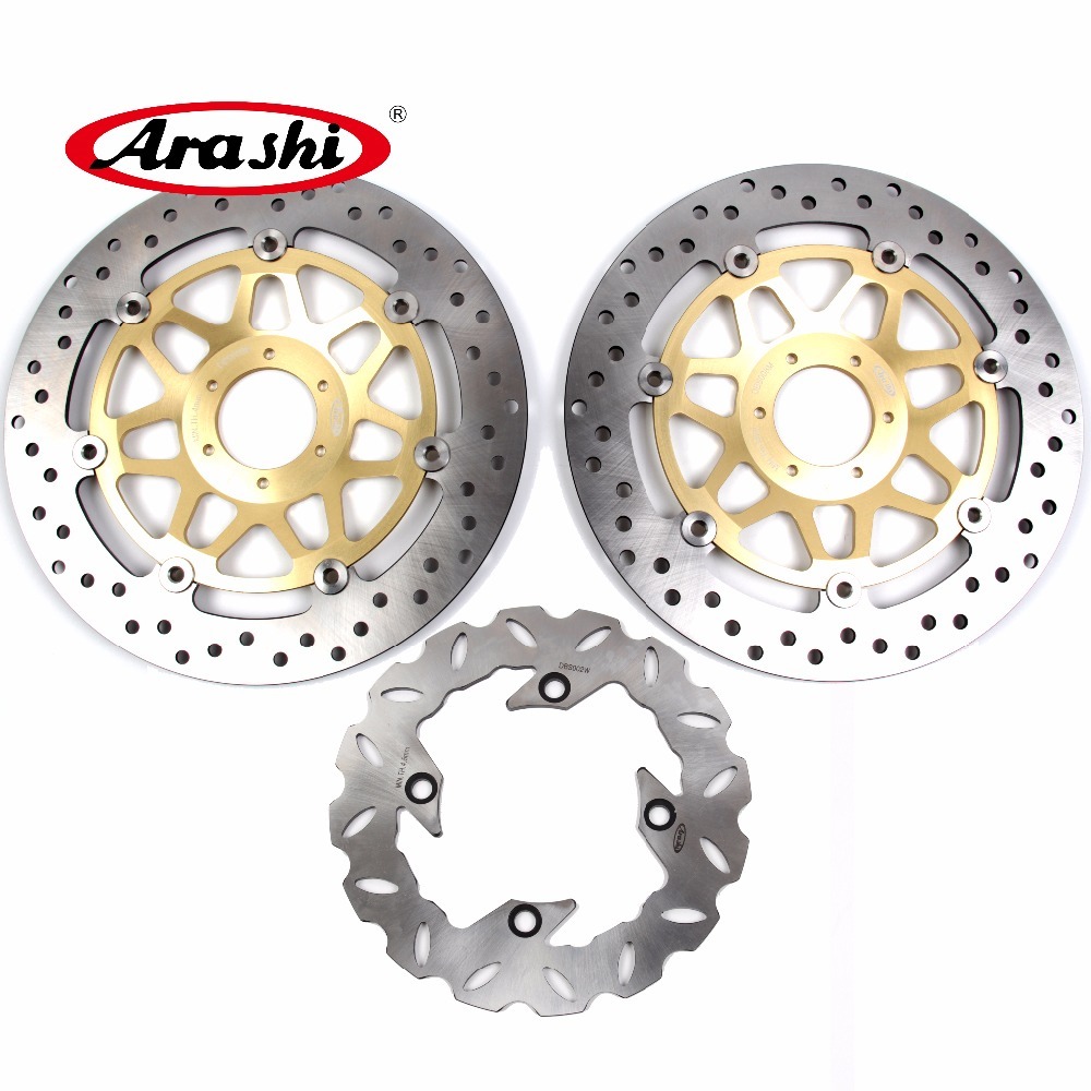 Arashi For HONDA VTR1000F FIRESTORM 1997 - 2007 Front Rear Brake Disk Disc Rotor VTR 1000 F 1998 1999 2000 2001 2002 2003 2004
Arashi For HONDA VTR1000F FIRESTORM 1997 - 2007 Front Rear Brake Disk Disc Rotor VTR 1000 F 1998 1999 2000 2001 2002 2003 2004