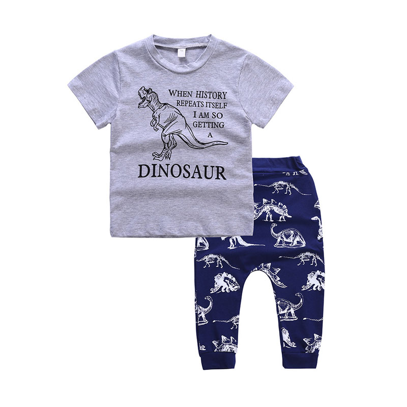 2018 Children Boys Dinosaur Printed 2pcs Clothing Sets Short Sleeve Dinosaur T Shirt + Dinosaur Pants Suits Kids Summer Casual Outfits, As photo
2018 Children Boys Dinosaur Printed 2pcs Clothing Sets Short Sleeve Dinosaur T Shirt + Dinosaur Pants Suits Kids Summer Casual Outfits, As photo