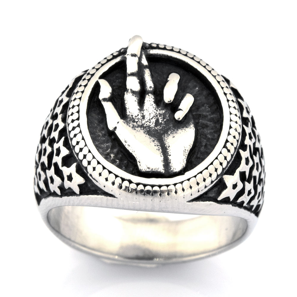 FANSSTEEL stainless steel vintage mens or wemens jewelry stars fingure ring GIFT FOR BROTHERS SISTERS FSR14W10
FANSSTEEL stainless steel vintage mens or wemens jewelry stars fingure ring GIFT FOR BROTHERS SISTERS FSR14W10