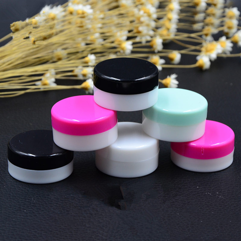 5g plastic jars cream jars loose powder sample bottle empty bottles cosmetics packaging containers fast shipping F723
5g plastic jars cream jars loose powder sample bottle empty bottles cosmetics packaging containers fast shipping F723
