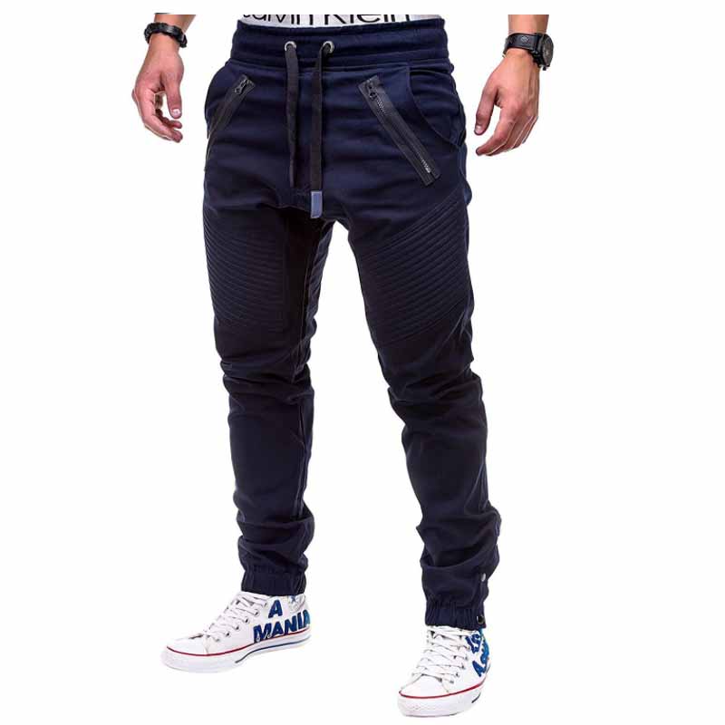 Men Pants 2018 New Fashion Brand Tooling pockets Joggers Pants Male Trousers Casual Mens Joggers Solid Sweatpants XXXL