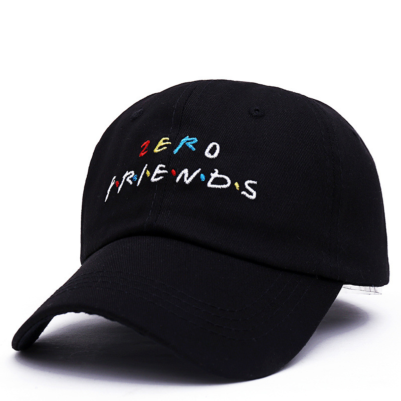 Zero Friends Men Women Hats Letters Patterns Embroidery Hip Hop Ball Caps Male Female Hats
Zero Friends Men Women Hats Letters Patterns Embroidery Hip Hop Ball Caps Male Female Hats