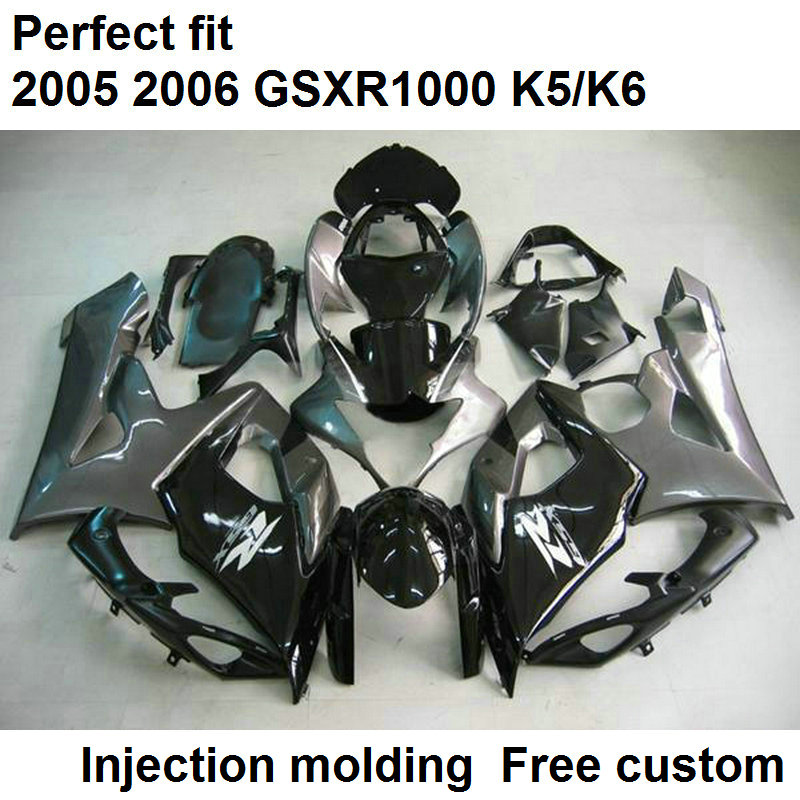 Injection molding fairings for Suzuki GSXR1000 2005 2006 black motorcycle fairing kit GSXR1000 05 06 RF52, Same as picture
Injection molding fairings for Suzuki GSXR1000 2005 2006 black motorcycle fairing kit GSXR1000 05 06 RF52, Same as picture