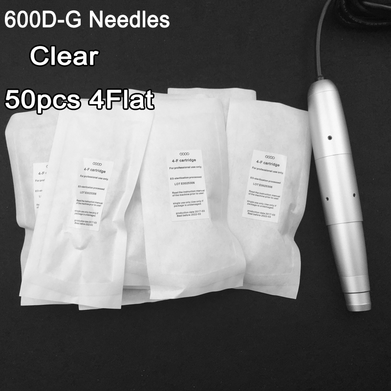New 600D-G needles 4F Flat Sterilized Disposable Permanent Makeup Pen Rotary Tattoo Machine Needles for Eyebrow Lips Tattoo
New 600D-G needles 4F Flat Sterilized Disposable Permanent Makeup Pen Rotary Tattoo Machine Needles for Eyebrow Lips Tattoo