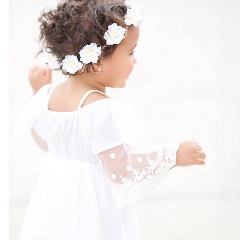 Baby Girls Lace Strapless Dress Kids Suspender Princess Dresses 2018 Summer Fashion Pageant Holiday Kids Boutique Clothing