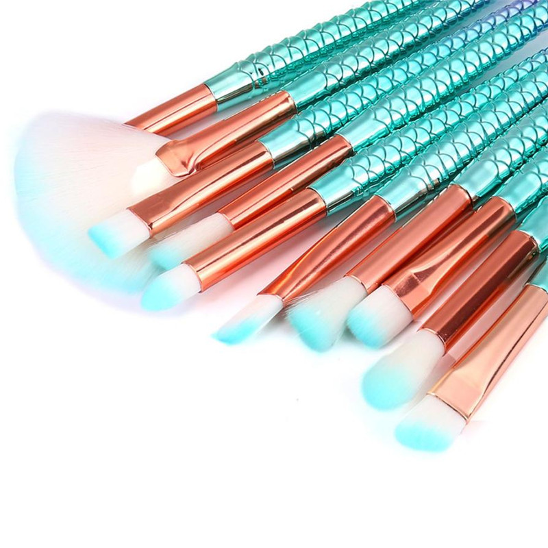 11PCS Mermaid MakeUp Brushes Foundation Eyebrow Eyeliner Blush Cosmetic Concealer pinceis de maquiagem brochas para maquillaje
11PCS Mermaid MakeUp Brushes Foundation Eyebrow Eyeliner Blush Cosmetic Concealer pinceis de maquiagem brochas para maquillaje
