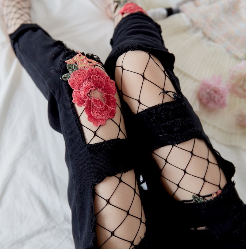 3D Rose Flower embroidery Women Lady socks fishnet stockings Pantyhose,ladies tights hot sexy pantyhose, White
3D Rose Flower embroidery Women Lady socks fishnet stockings Pantyhose,ladies tights hot sexy pantyhose, White