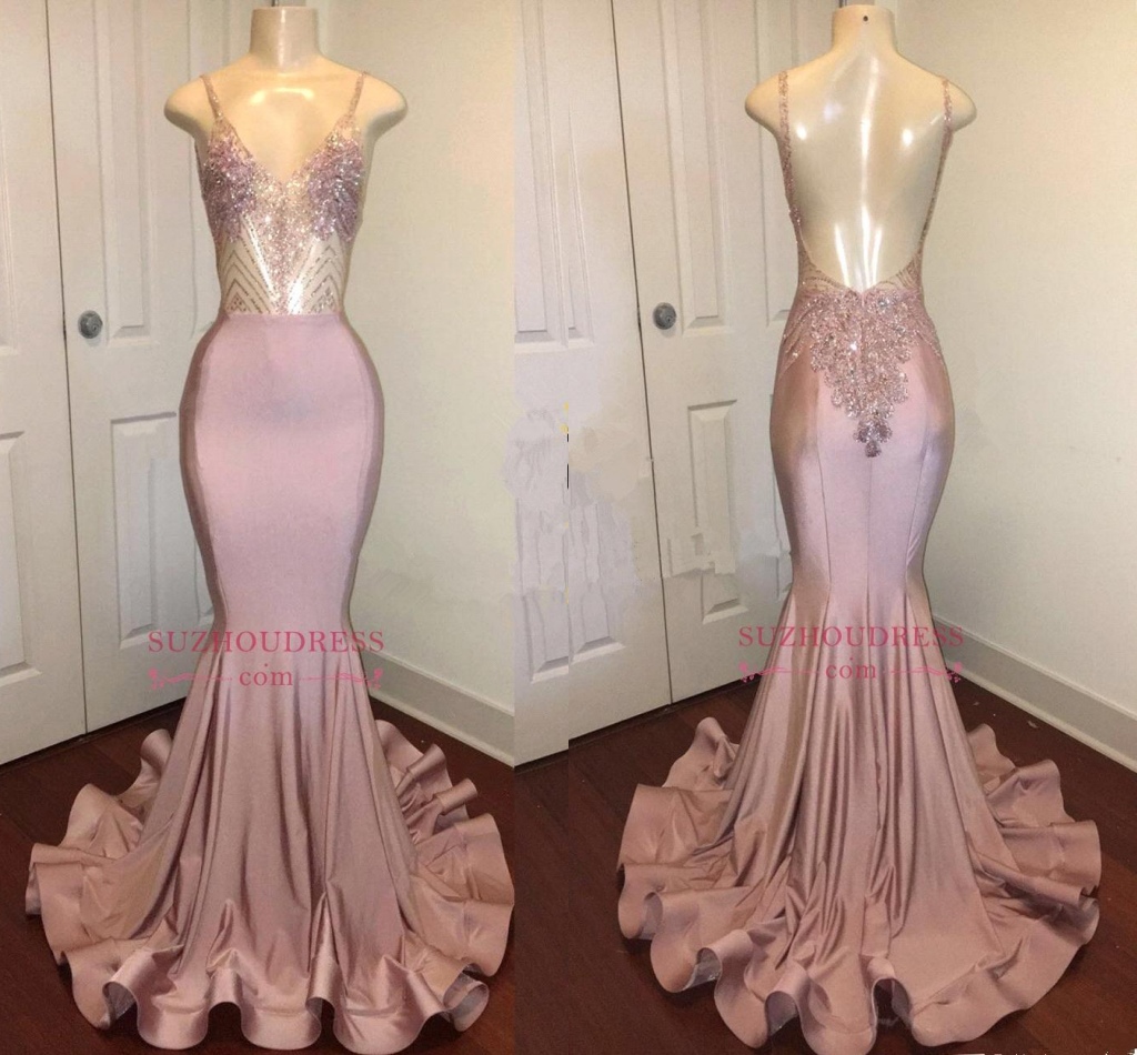 Dusty Pink Stunning Long Sequin Crystals Prom Dresses New Spaghetti Straps Mermaid Backless Evening Gowns Formal Party Wear BA8240, Green
Dusty Pink Stunning Long Sequin Crystals Prom Dresses New Spaghetti Straps Mermaid Backless Evening Gowns Formal Party Wear BA8240, Green