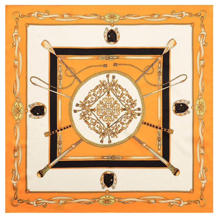 New Silk Square Scarf Women Spain Chain Pattern Scarves Euro Style Bandana Office Lady Fashion Foulard Hijab Bandana 60cm*60cm
New Silk Square Scarf Women Spain Chain Pattern Scarves Euro Style Bandana Office Lady Fashion Foulard Hijab Bandana 60cm*60cm
