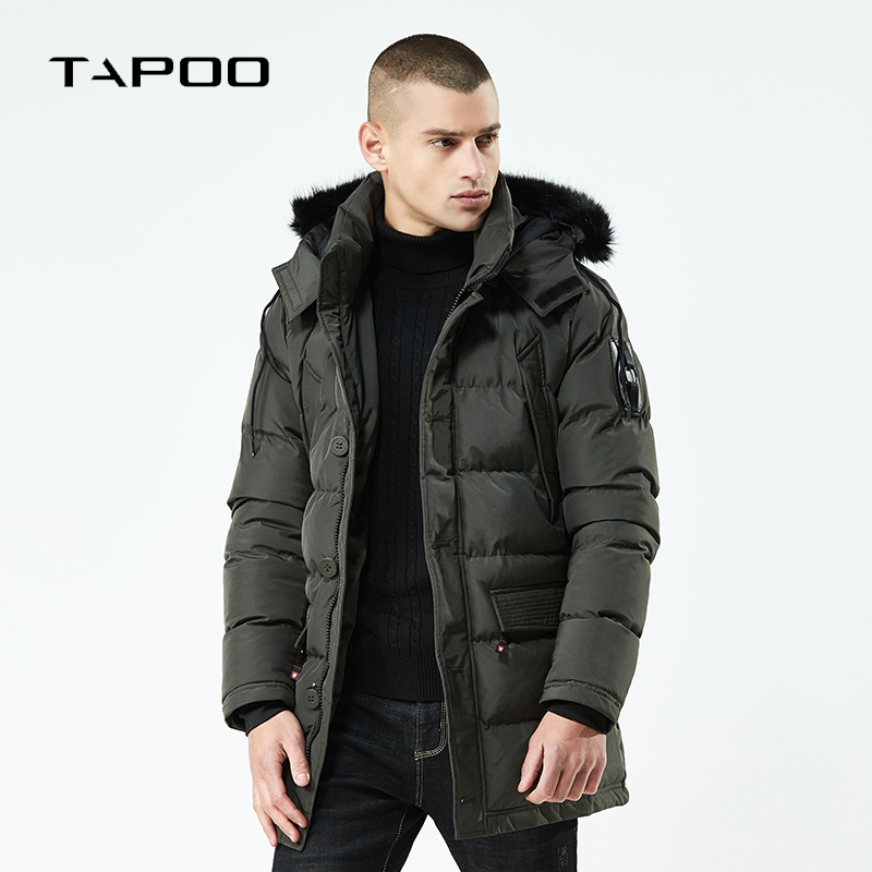 2018 New Men's Winter Casual Parkas Long Thick Warmed Padded Jackets Mens Hooded Fur Collar Solid Fashion Coats Male Large Size, Black
2018 New Men's Winter Casual Parkas Long Thick Warmed Padded Jackets Mens Hooded Fur Collar Solid Fashion Coats Male Large Size, Black
