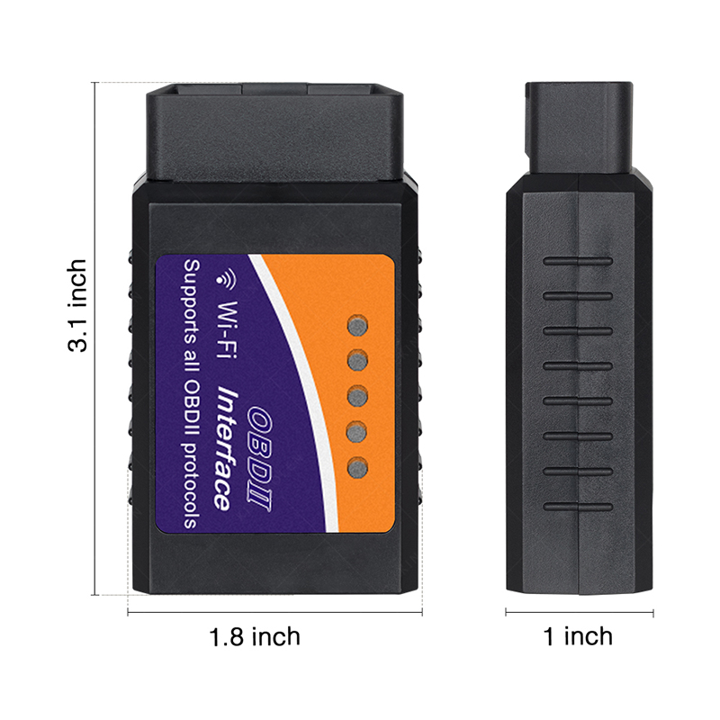 Auto WIFI OBD Scanner ELM327 OBD2 WIFI V1.5 Car Diagnostic Tool ELM 327 Code Reader Support Android/IOS/Windows