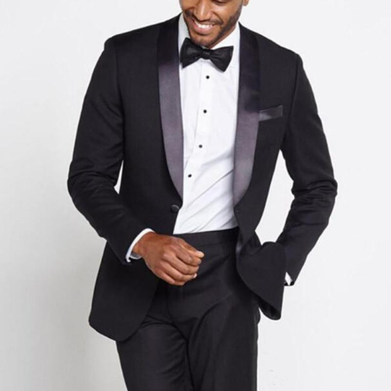 Classic Black Wedding Suits High Quality Groomsmen Tuxedos Cheap Two Piece Business Men Suits Custom Made (Jacket+Pants+Tie), Black;gray
Classic Black Wedding Suits High Quality Groomsmen Tuxedos Cheap Two Piece Business Men Suits Custom Made (Jacket+Pants+Tie), Black;gray
