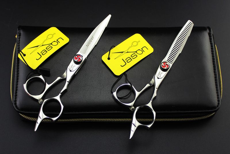JASON HB-12 stainless steel 9CR 5.5 inch 62HRC hair cutting/thinning scissors forfex free shipping