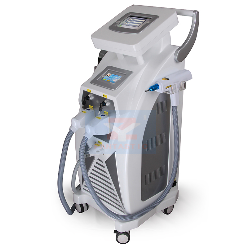 Powerful Good results Optimal Pulsed Technology 4 In 1 OPT RF YAG Laser IPL Skin Rejuvenation Hair Removal Skin Care Machine