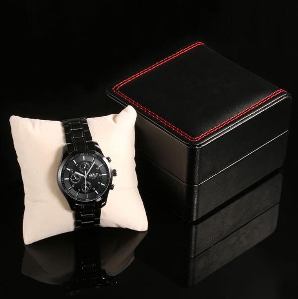 Exquisite watch gift box top grade PU leather elastic flip cover gift simple and atmospheric jewelry watch package box 
Exquisite watch gift box top grade PU leather elastic flip cover gift simple and atmospheric jewelry watch package box