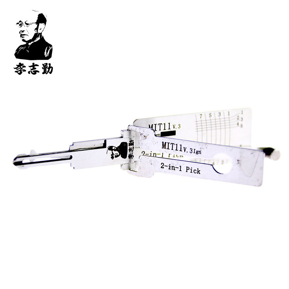 Mr. Li's Original Lishi MIT11 V.3 (Ignition) 2in1 Decoder and Pick - Best Automotive Locks Unlock Tools on the Market
Mr. Li's Original Lishi MIT11 V.3 (Ignition) 2in1 Decoder and Pick - Best Automotive Locks Unlock Tools on the Market
