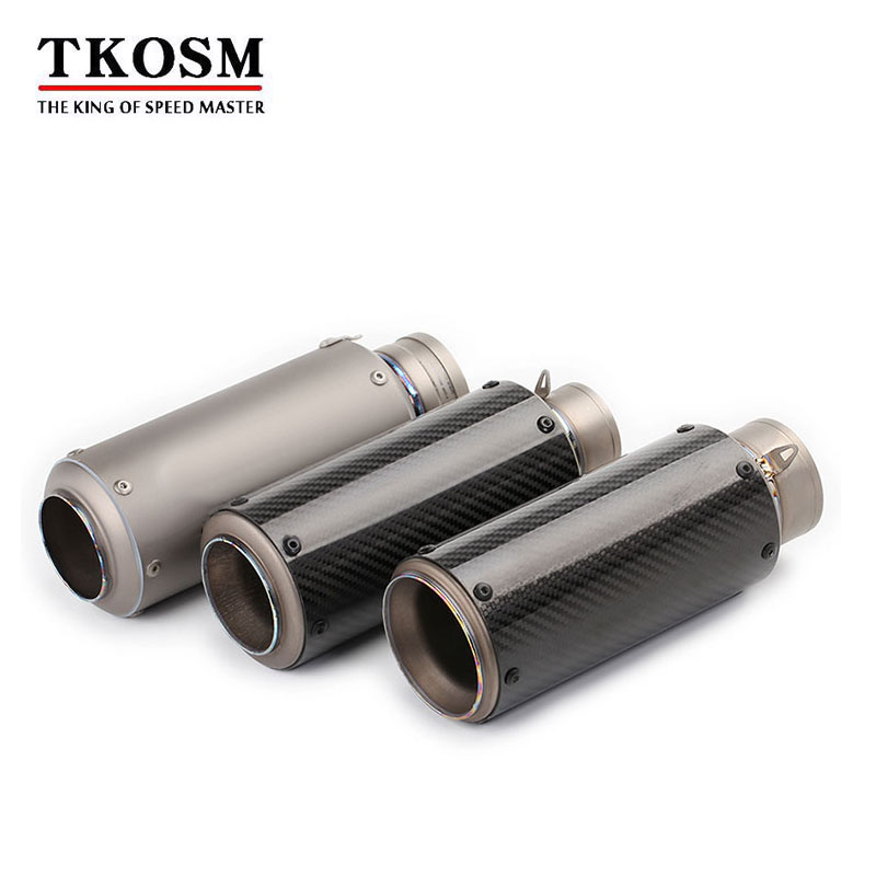 TKOSM Modified 60mm 51mm Motorcycle Titanium Alloy Carbon Fiber Exhaust Pipe Muffler Motorbike SC Laser Sticker S1000RR CBR1000
TKOSM Modified 60mm 51mm Motorcycle Titanium Alloy Carbon Fiber Exhaust Pipe Muffler Motorbike SC Laser Sticker S1000RR CBR1000