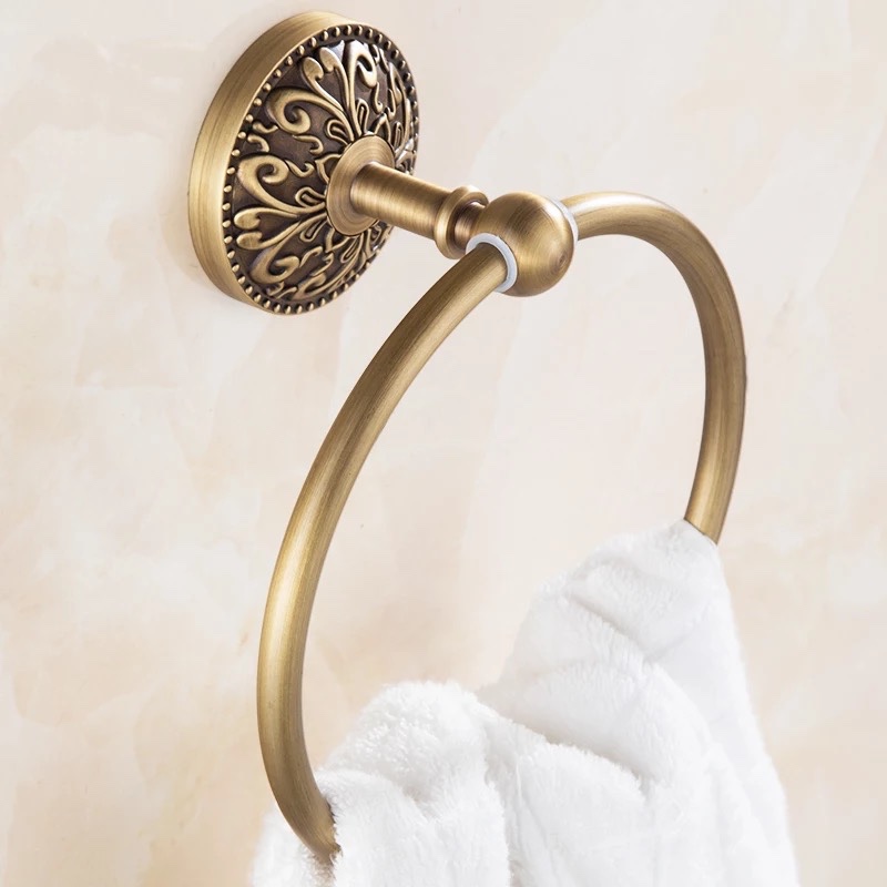 2018 carved bathroom towel rings antique gold copper finished facial towel /hand towel racks wall mounted bronze bathroom hardware, As pictures
2018 carved bathroom towel rings antique gold copper finished facial towel /hand towel racks wall mounted bronze bathroom hardware, As pictures