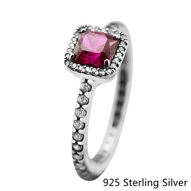 Rings Compatible with European Jewelry Red Crystal Ring Silver Ring For Women original 100% 925 Sterling Silver jewelry Ring
Rings Compatible with European Jewelry Red Crystal Ring Silver Ring For Women original 100% 925 Sterling Silver jewelry Ring