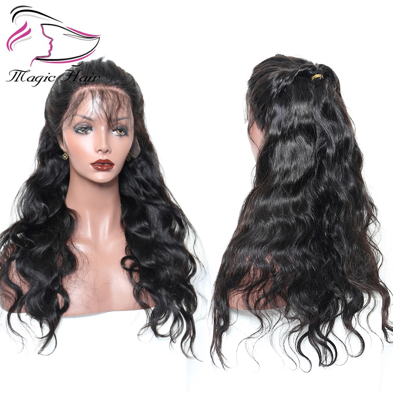 Evermagic Brazilian remy hair 4x4 deep parting lace front human hair wigs body wave pre-plucked with baby hair glueless lace front wig
