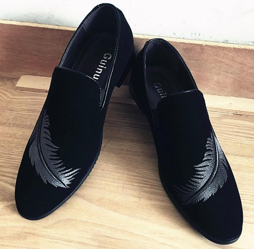New Arrival New Mens Loafers Black Dress Shoes feather embroidery luxury Men Loafers Men's Flats Plus Size US 6.5- nx2a34
New Arrival New Mens Loafers Black Dress Shoes feather embroidery luxury Men Loafers Men's Flats Plus Size US 6.5- nx2a34