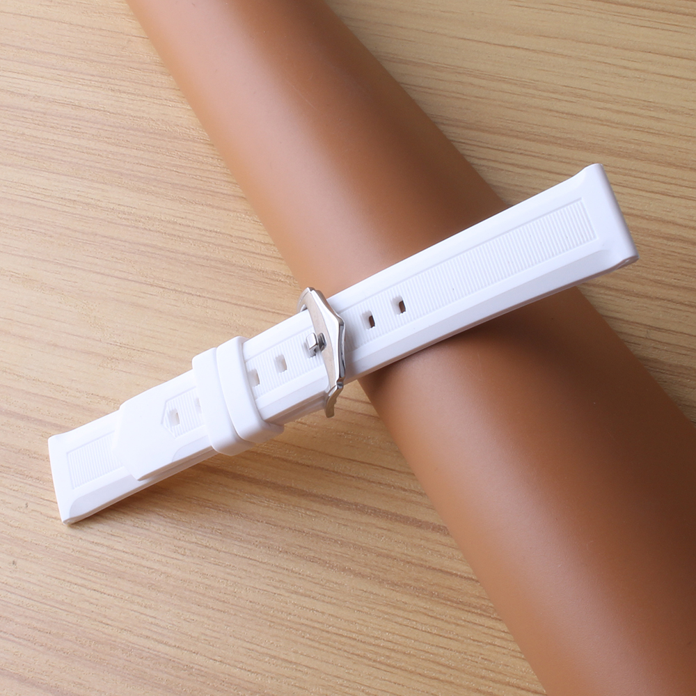 White Watchbands 12mm 14mm 16mm 18mm 19mm 20mm 21mm 22mm 24mm 26mm 28mm Silicone Rubber Watch Straps steel pin buckle soft watch band, Black;brown
White Watchbands 12mm 14mm 16mm 18mm 19mm 20mm 21mm 22mm 24mm 26mm 28mm Silicone Rubber Watch Straps steel pin buckle soft watch band, Black;brown