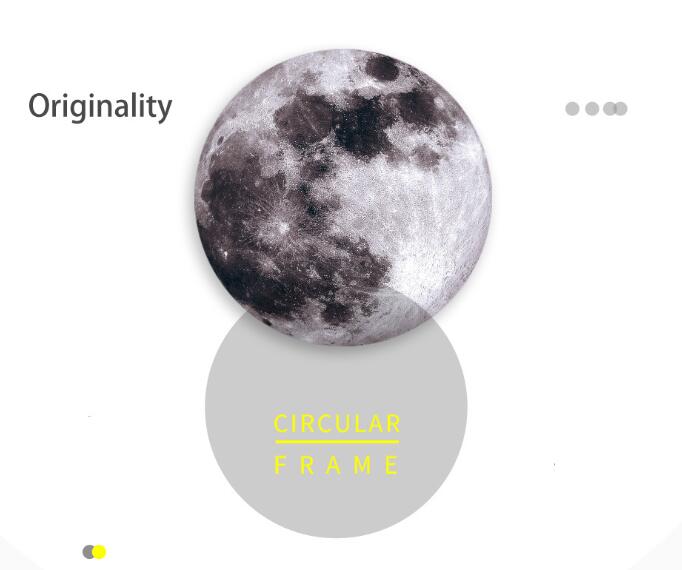 Moon Wall Clock Planet Circular Wall Hanging Clock Acrylic Wooden Clocks For Living Room Home Decoration