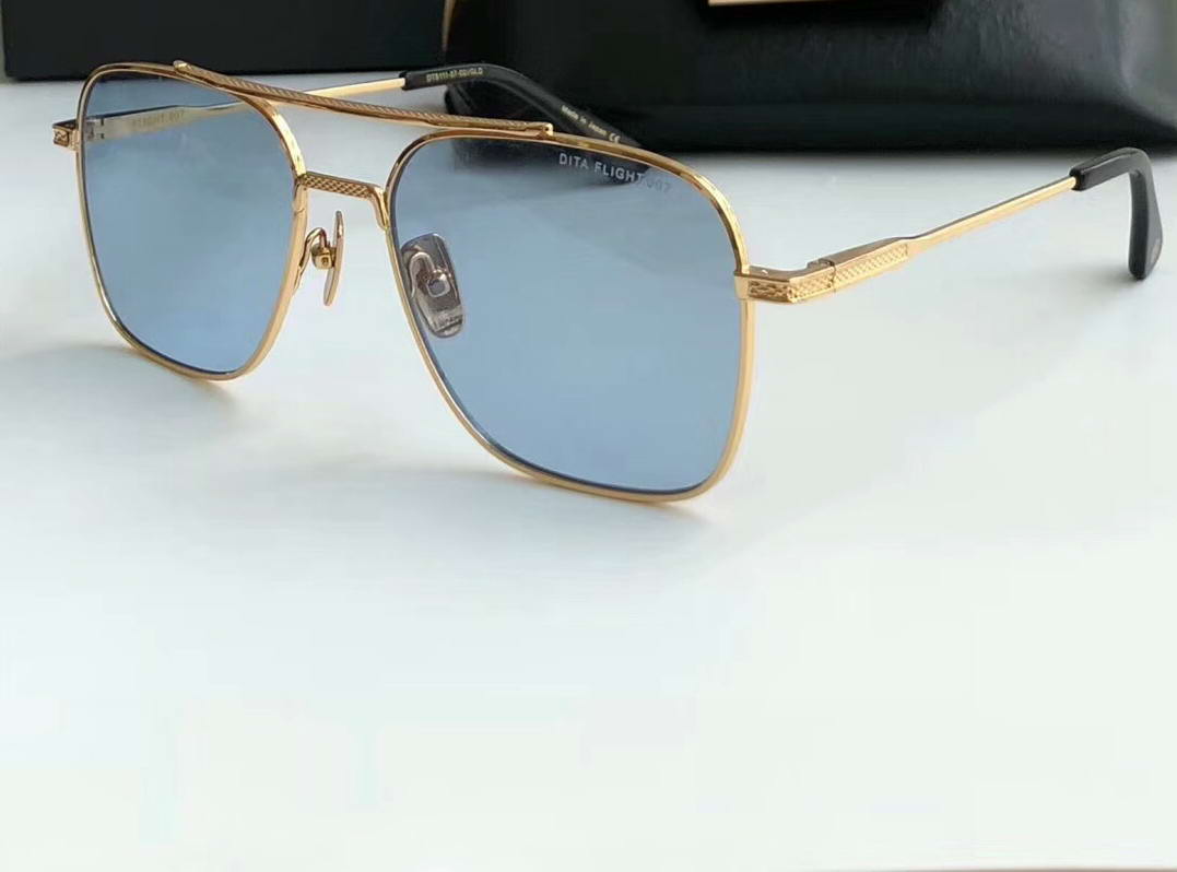 Gold/Blue Pilot Sun… - image