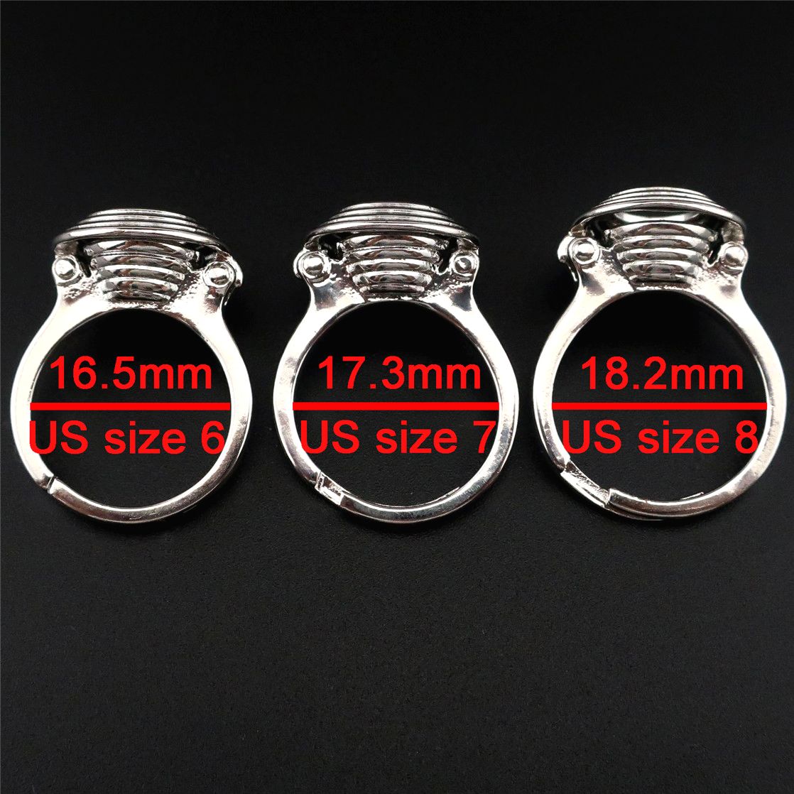 Silver Ring Mounting for 8mm Beads Pearl Cage Ring US size 6 7 8 Ring Setting Fashion Rings Cage Fit 8MM Pearls DIY Rings Jewelry