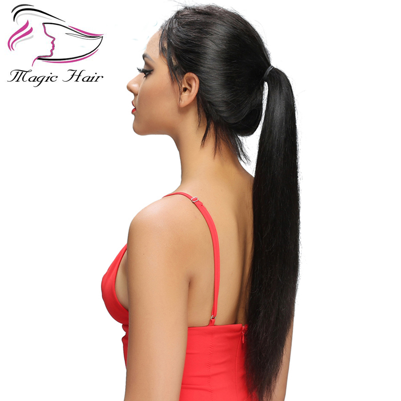 Evermagic Brazilian remy hair 4x4 deep parting lace front human hair wigs straight pre-plucked with baby hair glueless lace front wig