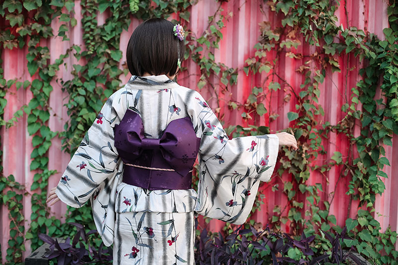 Oriental Asian Traditional Standard Kimono bathrobe Japanese fireworks kimono Pure Cotton Yukata With Obi Flower Vintage Evening Dress