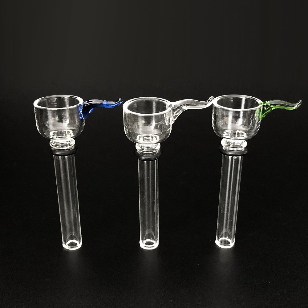 Wholesale Glass Male Slides and Female Stem Wine Cup style with black rubber simple downstem for water glass bong glass pipes
Wholesale Glass Male Slides and Female Stem Wine Cup style with black rubber simple downstem for water glass bong glass pipes