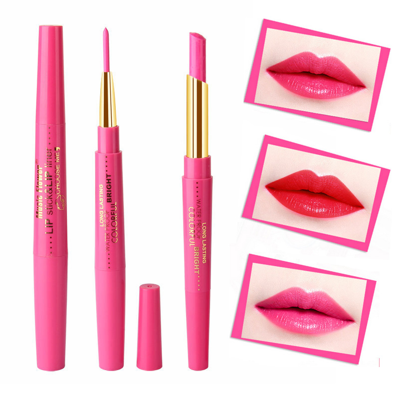 Music Flower Lip Makeup 2 in 1 Bright Matte Lipstick Lip Liner Moisturizing Waterproof Lip Stick Pencil, 12 color to choose;pls remark
Music Flower Lip Makeup 2 in 1 Bright Matte Lipstick Lip Liner Moisturizing Waterproof Lip Stick Pencil, 12 color to choose;pls remark