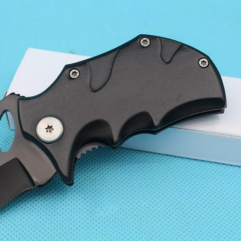 2 Handle Colors BK EDC Folding Knife 440C 57HRC Blade Aluminum Handles Pocket Folder Knives with Retail Paper box Xmas Gift