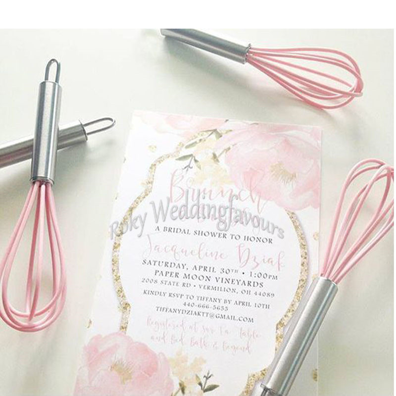50PCS The Perfect Mix Egg Beater Kitchen Whisk Bridal Shower Wedding Favors Engagement Party Keepsake Event Gifts Anniversary Giveaways
50PCS The Perfect Mix Egg Beater Kitchen Whisk Bridal Shower Wedding Favors Engagement Party Keepsake Event Gifts Anniversary Giveaways